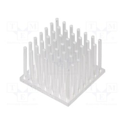 1 pcs x ALUTRONIC - PO 25-25-18,5-AL - Heatsink: extruded, L: 25mm, W: 25mm, H: 18.5mm, 3K/W, aluminium