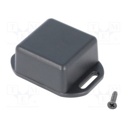 1 pcs x HAMMOND - 1551MFLBK - Enclosure: multipurpose, X: 35mm, Y: 35mm, Z: 20mm, with fixing lugs