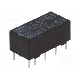 1 pcs x OMRON OCB - G6AK-274P-ST-US 24VDC - Relay: electromagnetic, DPDT, Ucoil: 24VDC, Icontacts max: 2A, PCB
