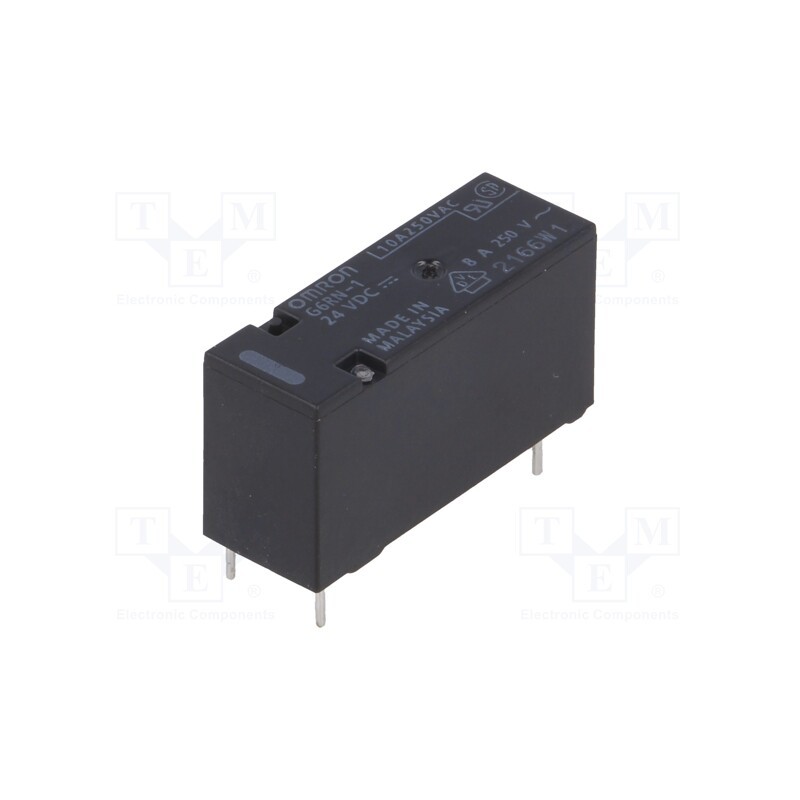 1 pcs x OMRON OCB - G6RN-1 24VDC - Relay: electromagnetic, SPDT, Ucoil: 24VDC, Icontacts max: 8A, PCB