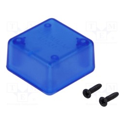 1 pcs x HAMMOND - 1551MTBU - Enclosure: multipurpose, X: 35mm, Y: 35mm, Z: 20mm, 1551, ABS, blue
