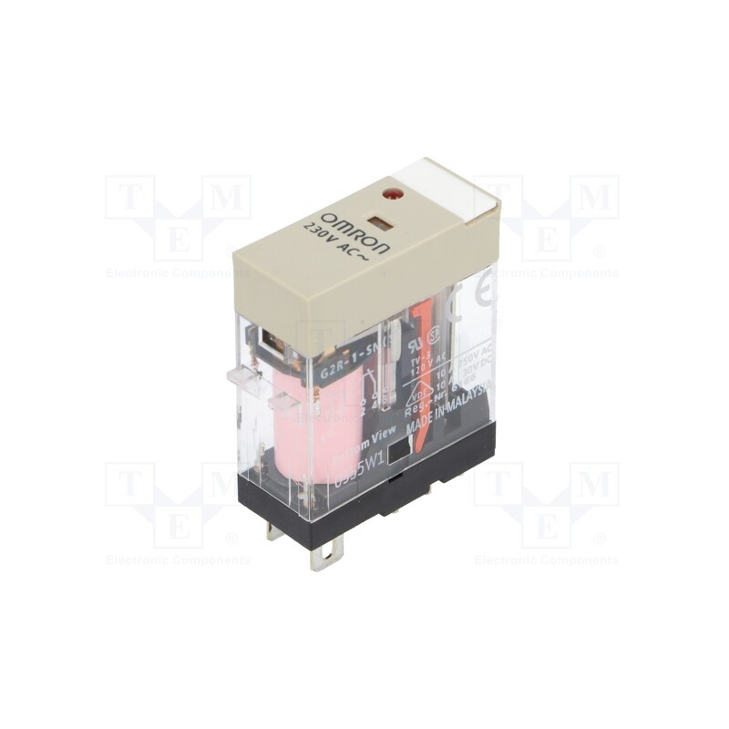 1 pcs x OMRON - G2R-1-SN 230VAC (S) - Relay: electromagnetic, SPDT, Ucoil: 230VAC, Icontacts max: 10A