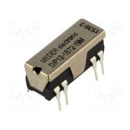 1 pcs x MEDER - DIP12-1B72-19M - Relay: reed switch, SPST-NC, Ucoil: 12VDC, 1A, max.200VDC, 145mW