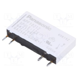 1 pcs x PANASONIC - APF10212 - Relay: electromagnetic, SPST-NO, Ucoil: 12VDC, Icontacts max: 6A