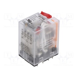 1 pcs x AMPHENOL ANYTEK - AM4C10PCM4LA22000G - Relay: electromagnetic industrial, 4PDT, 220VAC, 10A/240VAC, PCB