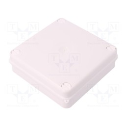 1 pcs x ELEKTRO-PLAST NASIELSK - 0251-00 - Enclosure: junction box, X: 135mm, Y: 135mm, Z: 58mm, IP55, white