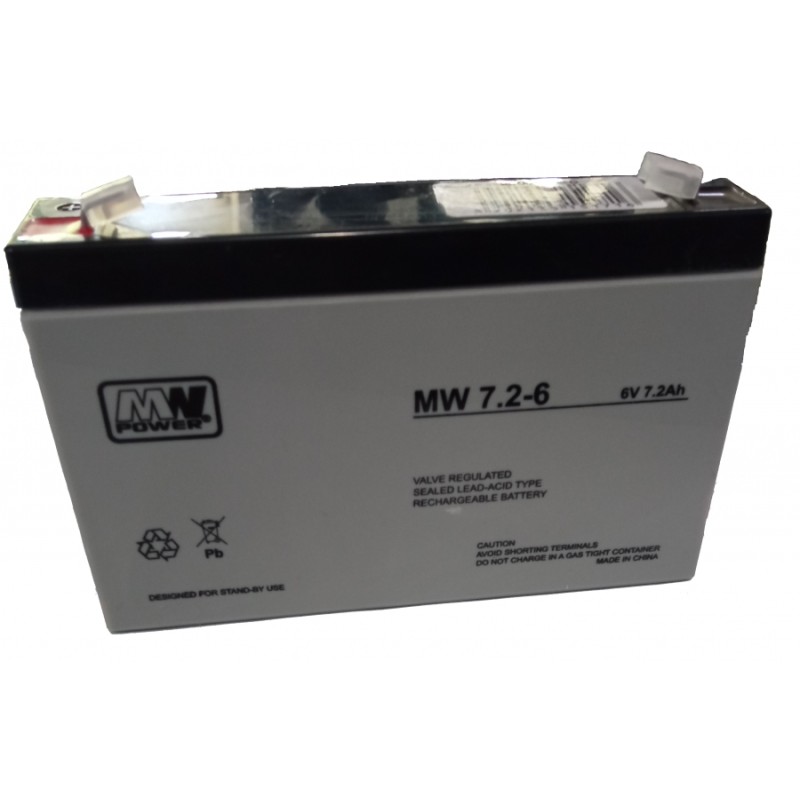 Pb 6v 7 2ah gel, maintenance-free