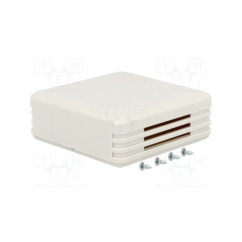1 pcs x SUPERTRONIC - PP042M-S - Enclosure: for alarms, X: 71mm, Y: 71mm, Z: 27mm, ABS, ivory