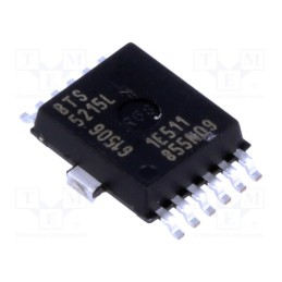 1 pcs x INFINEON TECHNOLOGIES - BTS5210L - IC: power switch, high-side, 1.8A, Ch: 2, N-Channel, SMD, BSOP12