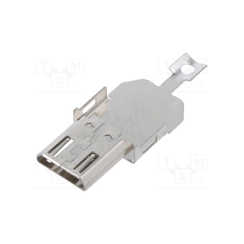 10 pcs x HIROSE - ZX40-B-SLDA - Plug case, ZX, for cable, USB 2.0, cut from reel, 4000pcs.