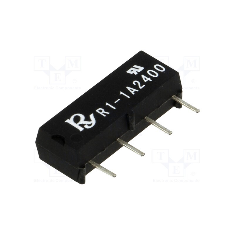 1 pcs x Recoy/RAYEX ELECTRONICS - R1-1A2400 - Relay: reed switch, SPST-NO, Ucoil: 24VDC, 1A, max.250VDC, 10VA
