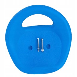 Children's three-wheel saddle, kart saddle with low backrest, blue