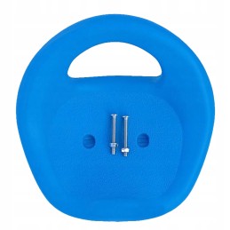 Children's three-wheel saddle, kart saddle with low backrest, blue