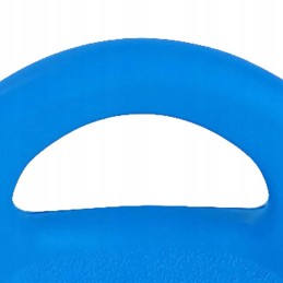 Children's three-wheel saddle, kart saddle with low backrest, blue