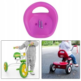 Children's three-wheel saddle, children's three-wheel saddle, pink