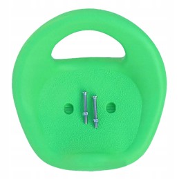 Green children's three-wheel saddle for a go-kart racing cart