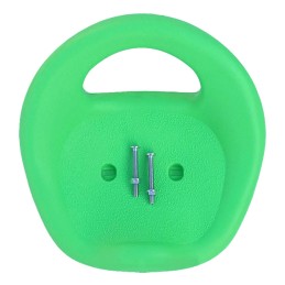 Green children's three-wheel saddle for a go-kart racing cart