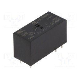 1 pcs x HONGFA RELAY - HF115FK/12-H3T - Relay: electromagnetic, SPST-NO, Ucoil: 12VDC, 16A, 16A/250VAC