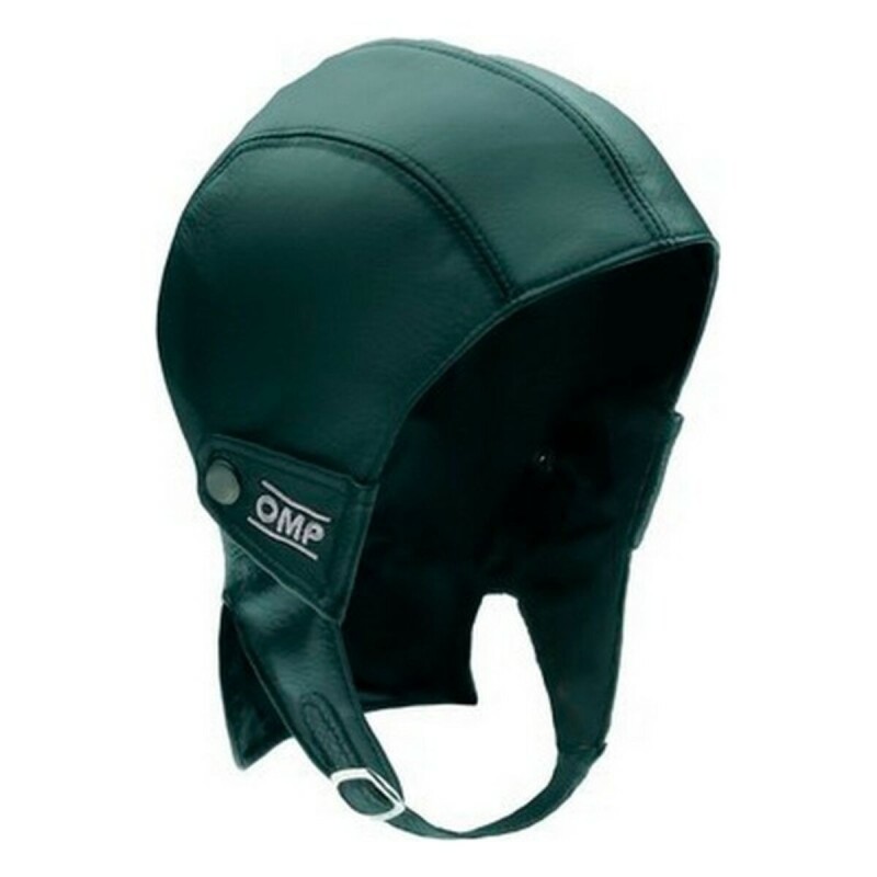 Omp vintage styled black helmet