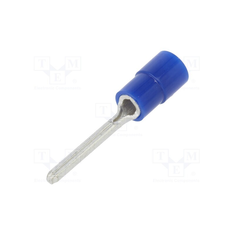 10 pcs x NICHIFU - TMEX TC-2-16-BLU - Tip: wire pin, Ø: 1.9mm, 1.04÷2.63mm2, crimped, for cable, tinned