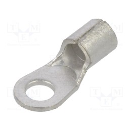 10 pcs x ERKO - KOA_4-6/100 - Tip: ring, M4, 4÷6mm2, crimped, for cable, tinned, copper, 4.3mm