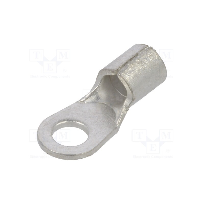 10 pcs x ERKO - KOA_4-6/100 - Tip: ring, M4, 4÷6mm2, crimped, for cable, tinned, copper, 4.3mm