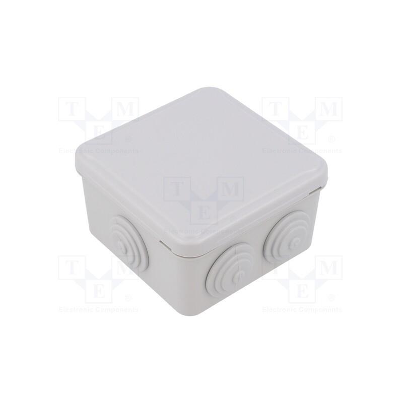 1 pcs x PCE - EP088 - Enclosure: junction box, X: 88mm, Y: 88mm, Z: 52mm