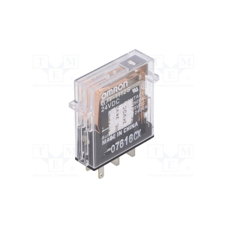 1 pcs x OMRON - G7T-1112S 24VDC - Relay: electromagnetic, SPST-NO, Ucoil: 24VDC, Icontacts max: 5A