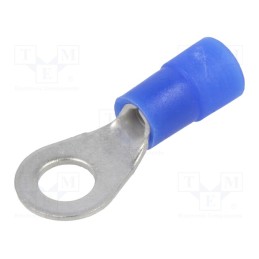 10 pcs x ERKO - KOE_5-2,5/100 - Tip: ring, M5, Ø: 5.3mm, 1.5÷2.5mm2, crimped, for cable, insulated