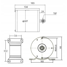 60v 2000w bldc brushless motor for scooter quad go kart bicycle