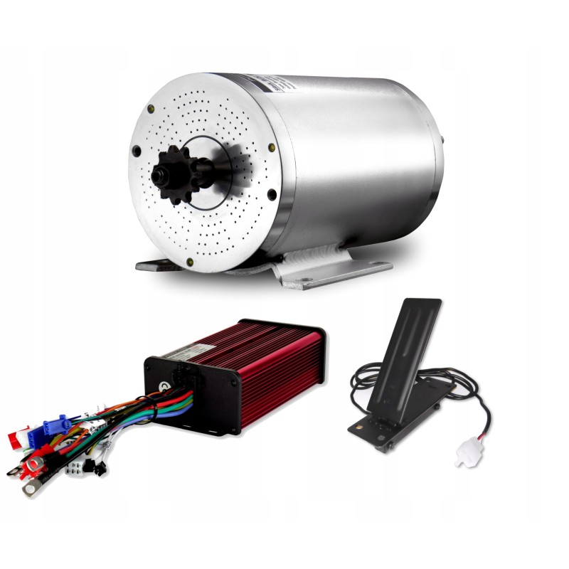 Brushless motor kit pedal controller 60v 2000w for go-kart buggy