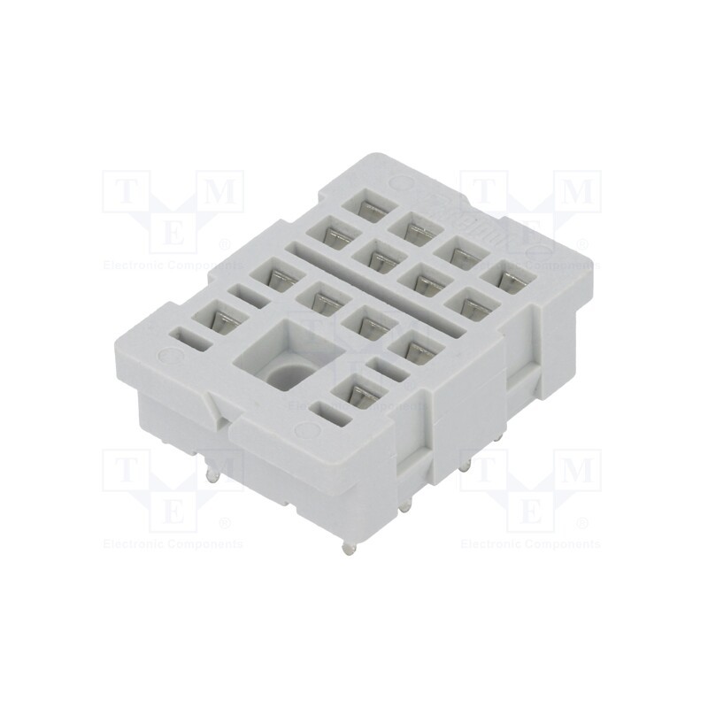 1 pcs x RELPOL - SU4D - Socket, PIN: 14, PCB, Series: R4