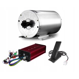 set of brushless motor pedal controller 72v 3000w for go-kart buggy