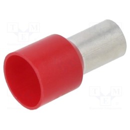 10 pcs x BM GROUP - BM006173 - Tip: bootlace ferrule, insulated, copper, 35mm2, 12mm, tinned, red