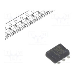 5 pcs x TOSHIBA - TCR2EE18,LM(CT - IC: voltage regulator, LDO,linear,fixed, 1.8V, 0.2A, SOT553, SMD