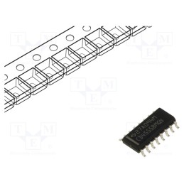 1 pcs x TEXAS INSTRUMENTS - CD4555BM96 - IC: digital, binary 1 to 4,decoder,demultiplexer, CMOS, SMD, SO16