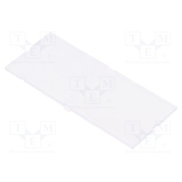 1 pcs x ITALTRONIC - P05060721F - Front panel, without frame,with holder, transparent
