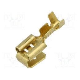 10 pcs x BM GROUP - BM 01298 - Terminal: flat, 6.3mm, 0.8mm, female/male, 1÷2.5mm2, crimped, brass