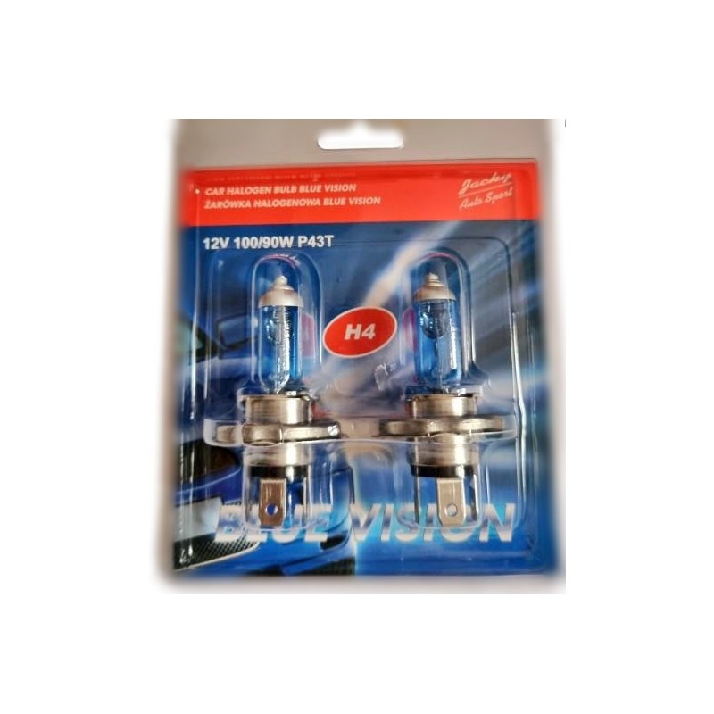 Bulbs 12v h4 100 90w xenon blue vision 2 pcs power
