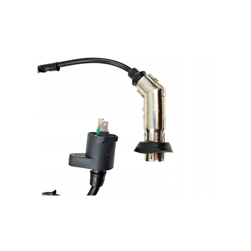 Ignition coil, spark plug with pipe, metal 4t gy6