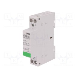 1 pcs x ISKRA - 30.046.714 - Contactor: 2-pole installation, 25A, 230VAC, NO x2