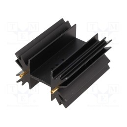 1 pcs x FISCHER ELEKTRONIK - SK129-50STS - Heatsink: extruded, SOT32,TO220,TO3P, black, L: 50.8mm, 5.3K/W