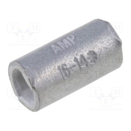 10 pcs x TE Connectivity - 34137 - Tip: butt splice, non-insulated, brass, 1.25÷2mm2, tinned, crimped