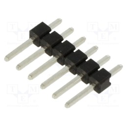10 pcs x HARWIN - M20-9990646 - Pin header, pin strips, male, 2.54mm, PIN: 6, THT, on PCBs, tinned