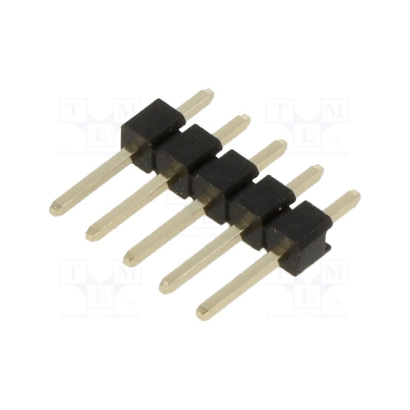 10 pcs x HARWIN - M20-9990545 - Pin header, pin strips, male, 2.54mm, PIN: 5, THT, on PCBs, straight