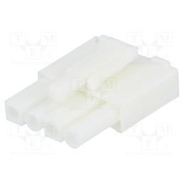 10 pcs x CONNFLY - DS1069-02-4MW6C - Plug, wire-wire, female, 4.5mm, PIN: 4, Layout: 1x4