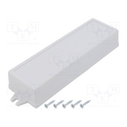 1 pcs x KRADEX - Z51UJ ABS - Enclosure: multipurpose, X: 49mm, Y: 154mm, Z: 27mm, ABS, grey