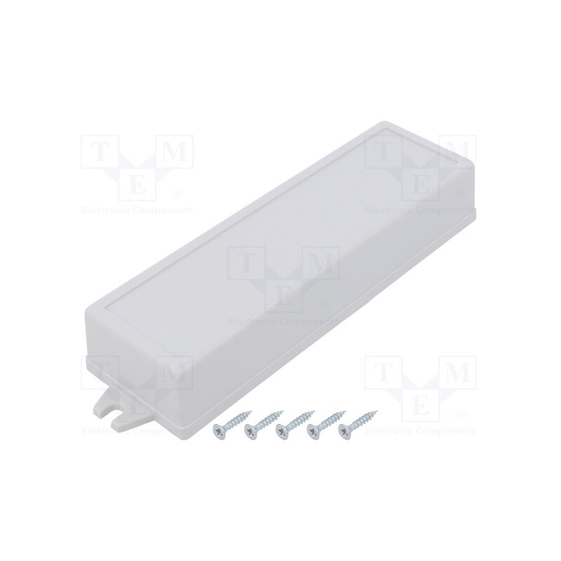 1 pcs x KRADEX - Z51UJ ABS - Enclosure: multipurpose, X: 49mm, Y: 154mm, Z: 27mm, ABS, grey