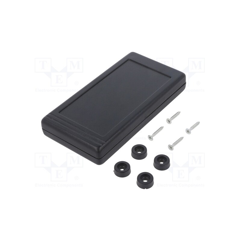 1 pcs x KRADEX - Z34A ABS - Enclosure: multipurpose, X: 68mm, Y: 129mm, Z: 20mm, ABS, black