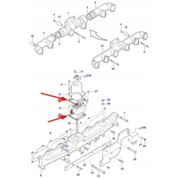 V837067345 intake manifold gasket mf